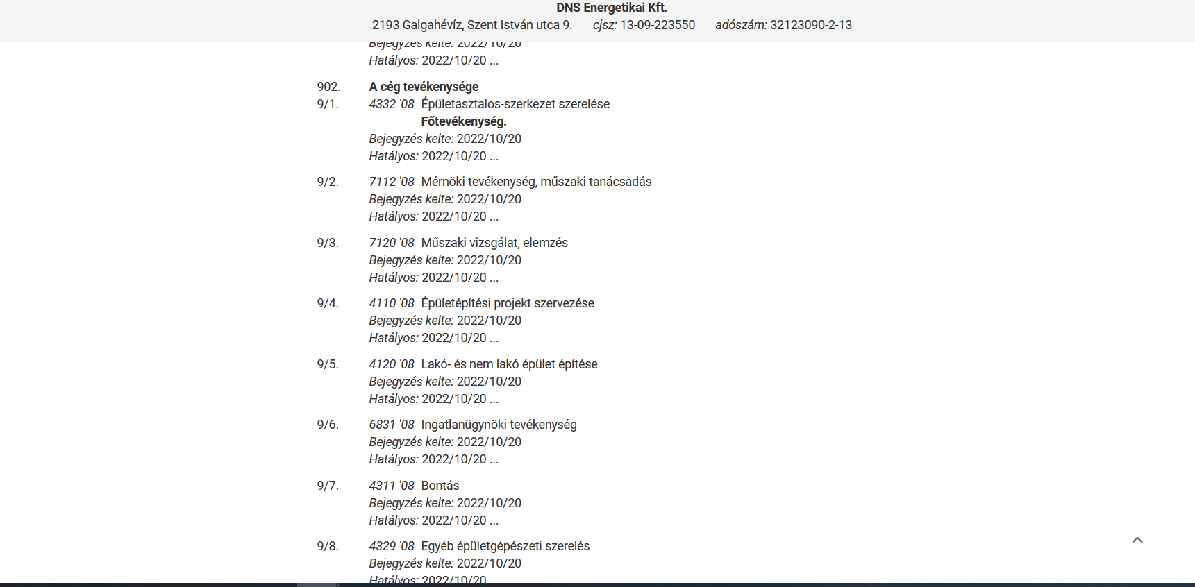 04. kép - nyilvántartási adatok